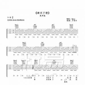 新不了情​吉他谱​ 《新不了情》男声版
