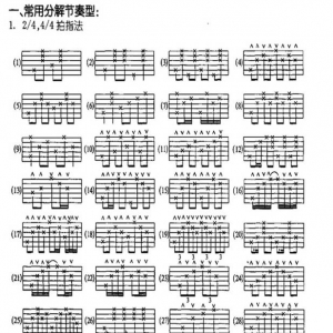 史上最全的节奏性和指法，拿走不谢！