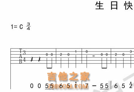 吉他谱有几种类型？