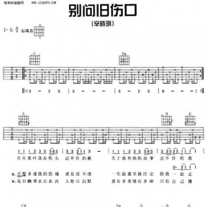 别问旧伤口—辛晓琪吉他谱