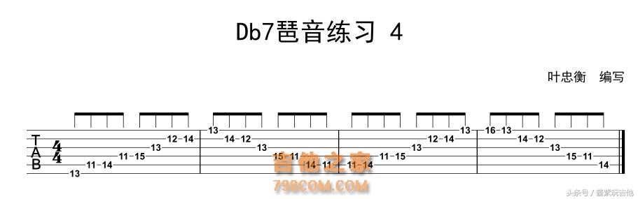 琶音练习才是基本功之一，既能提高手指机能，又能熟悉指板上的音