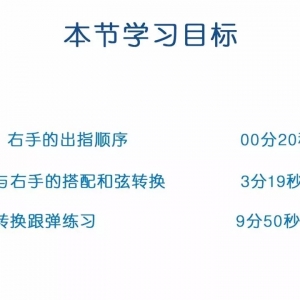 吉他教学入门第7课:和弦转换