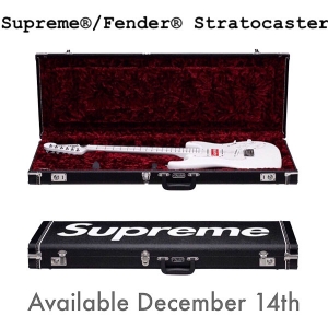 Supreme x Fender Stratocaster 联名电吉他