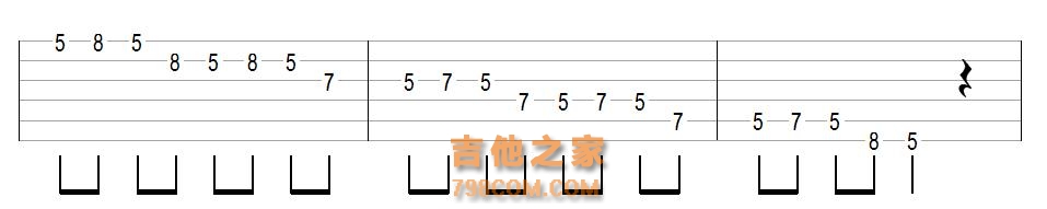 五声音阶，做为七声音阶的基础，练好了，轻松玩转吉他指板上的音