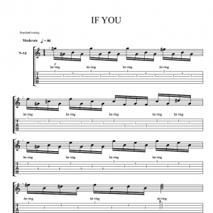 If You GTP谱_Bigbang_if you吉他谱(GP5下载)