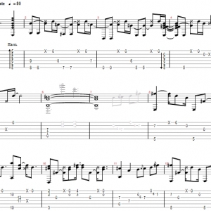 midnightrain吉他谱_GTP指弹吉他谱_押尾桑