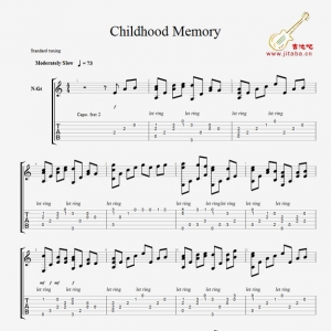 ChildhoodMemory吉他谱_班得瑞童年GTP_指弹独奏谱