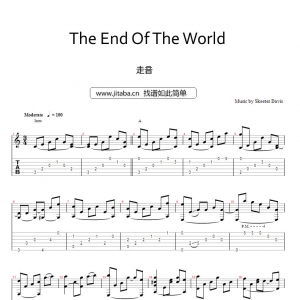 TheEndOfTheWorldGTP吉他谱_走音版_指弹吉他谱
