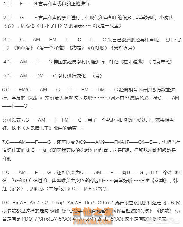 如何用吉他和弦、简单的来创作自己的民谣歌曲？（干货）走起