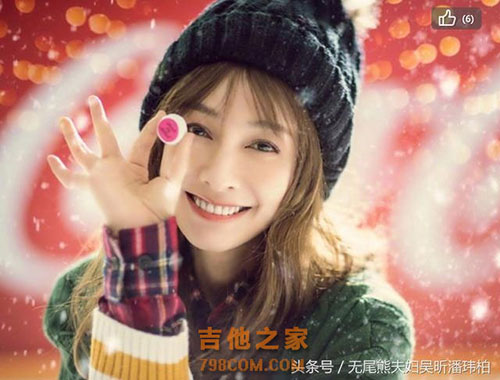 潘玮柏点赞吴昕学吉他的ins，两人最近甜蜜互动狗粮很多啊