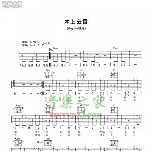 Beyond《冲上云霄》吉他谱