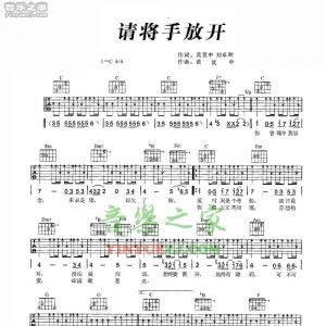 Beyond《请将手放开》吉他谱