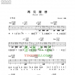 Beyond《再见理想》吉他谱