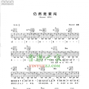 Beyond《仍然是要闯》吉他谱