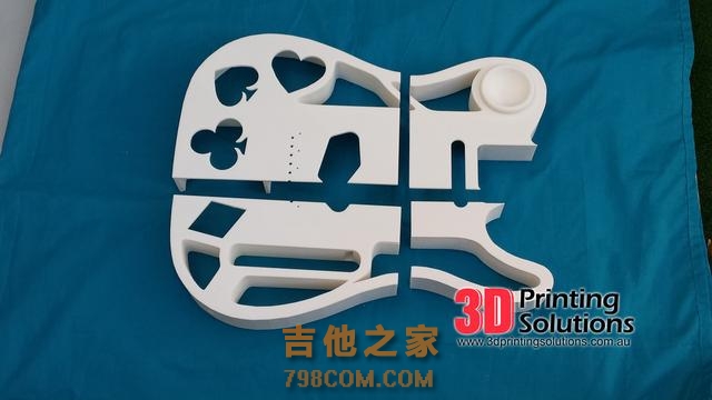 一曲蓝色不忧伤，PolyMax匠心打造专业版3D打印电吉他