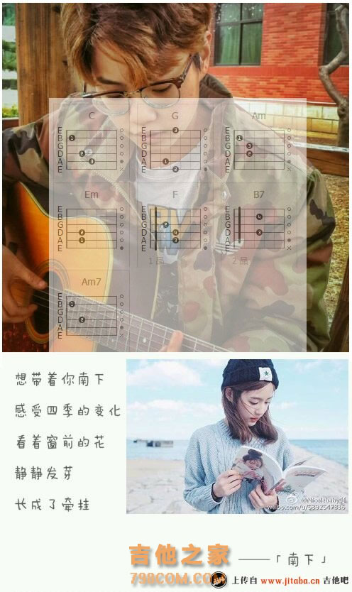 徐海俏《南下》吉他谱