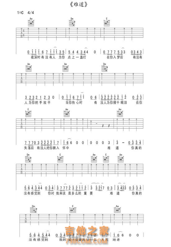 「零基础吉他入门」十一 Dm和弦以及和弦转换要领