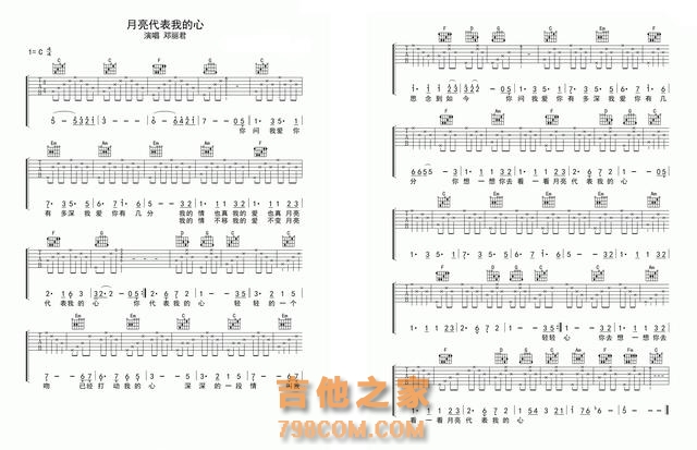 适合初学者的三大经典吉他谱，过来人都知道哟~