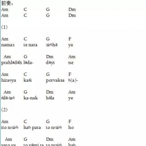 玛达瓦乐队版-尼星哈赞歌吉他教学(视频及吉他谱)