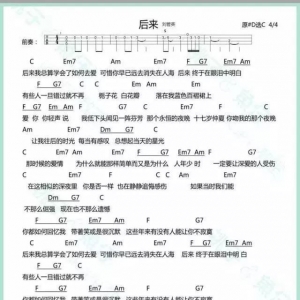 简单吉他谱,适合新手