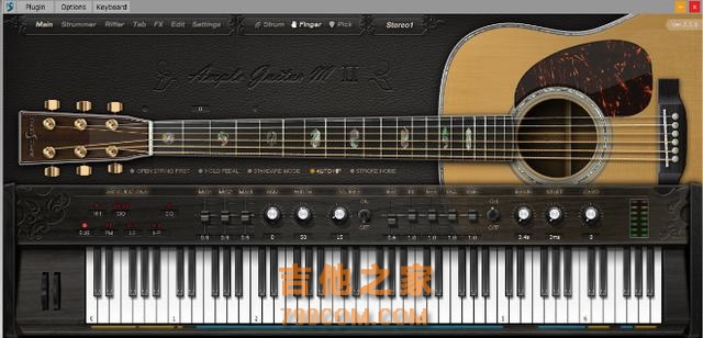 软件乐器Ample Guitar M与马丁 D-41吉他