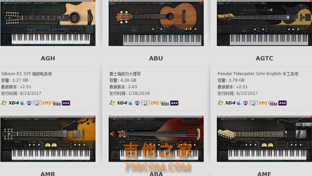 软件乐器Ample Guitar M与马丁 D-41吉他