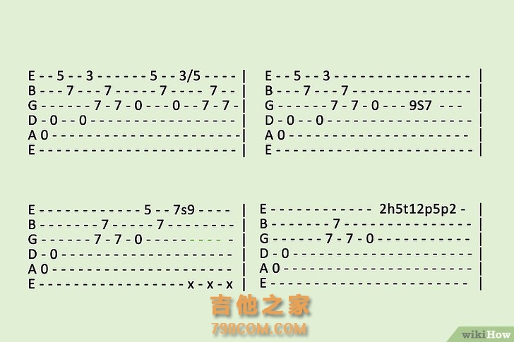 以Read Guitar Tabs Step 4为标题的图片