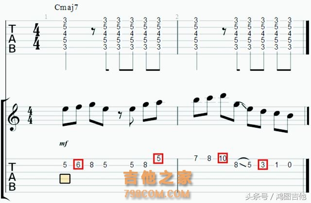 初学吉他即兴表演时应该怎样分析和弦？