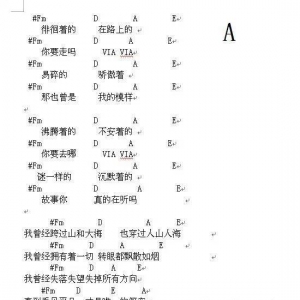 《平凡之路》平凡之路吉他谱