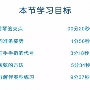 吉他教学入门第5课：持琴姿势及右手拨弦
