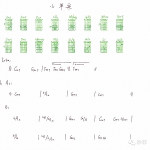蘑菇大夫版《小苹果》小苹果吉他谱来了