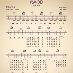 《同桌的你》同桌的你吉他谱