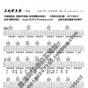 陈粒《正趣果上果》正趣果上果吉他谱 十万C调版吉他弹唱六线谱 ...