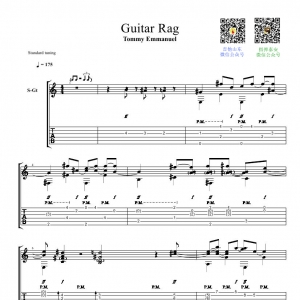 《guitar rag》guitar rag高清吉他谱