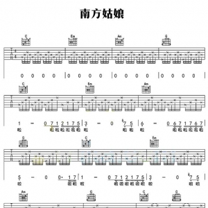 「吉他入门」吉他初学者必练：最适合初学入门的吉他弹唱谱（三） ... ...