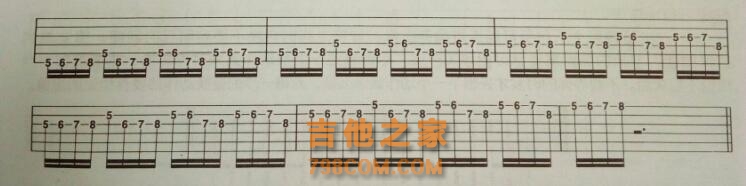 吉他基本功练习之爬格子