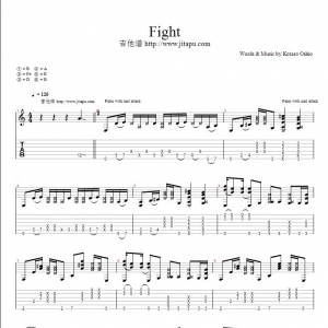 郑成河版《Fight》Fight吉他谱及弹唱视频