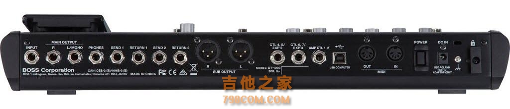 BOSS 发布 GT-1000 脚踏式多重吉他效果器