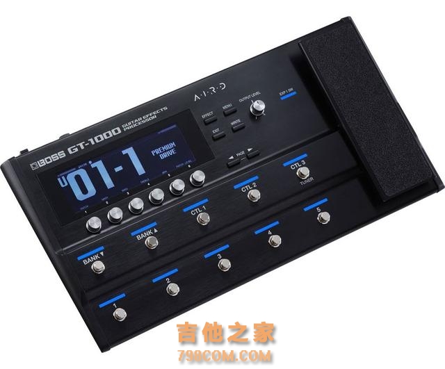 BOSS 发布 GT-1000 脚踏式多重吉他效果器