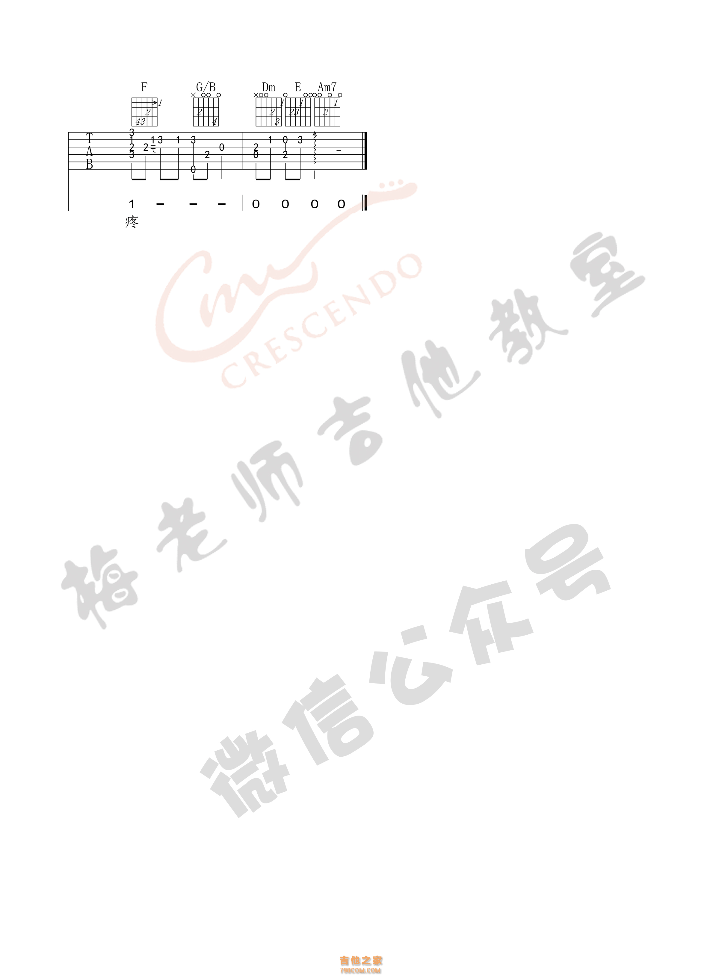 像我这样的人吉他谱 毛不易 C调梅老师吉他教室版