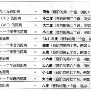 音程详解及吉他双弦技巧