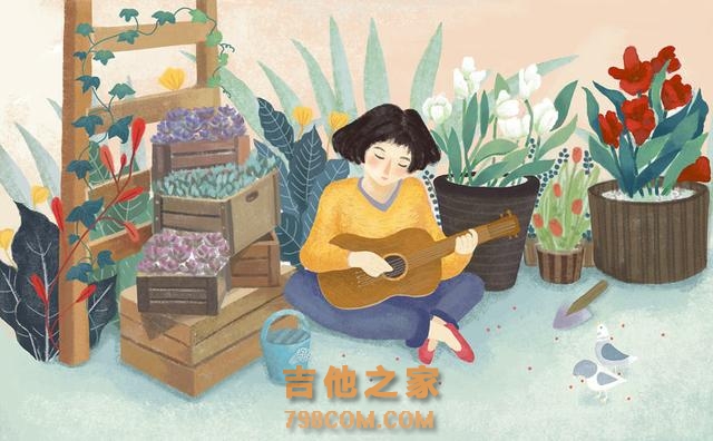 喜欢学习吉他的朋友看过来，其实学习吉他真的很简单哦！