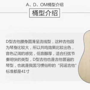 吉他选琴篇(三)之桶形简介