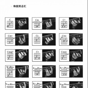 [吉他]吉他常用节奏型与和弦指法大全