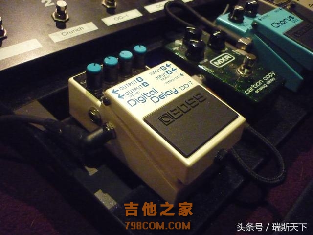 吉他延迟单块效果器 BOSS DD7 提高吉他演奏水准就靠它了