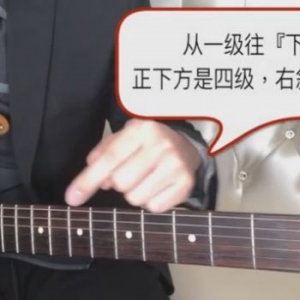 【吉他课】神秘诀,让你快速找到指板上的145级