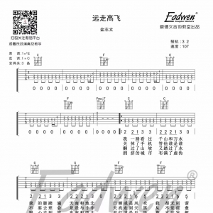 金志文远走高飞吉他谱教学视频[1]爱德文吉他