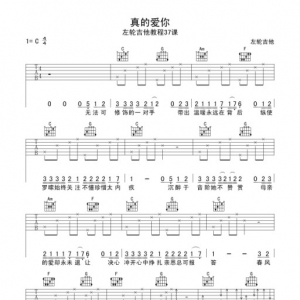第37课《真的爱你弹唱教学》