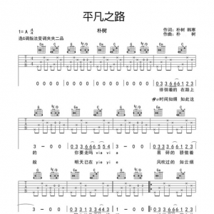 第123课《朴树平凡之路弹唱教学》