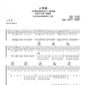 第124课《筷子兄弟小苹果弹唱教学》